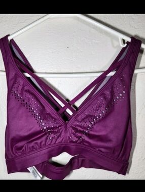 Victoria's Secret Plum Crisscross Sports Bralette